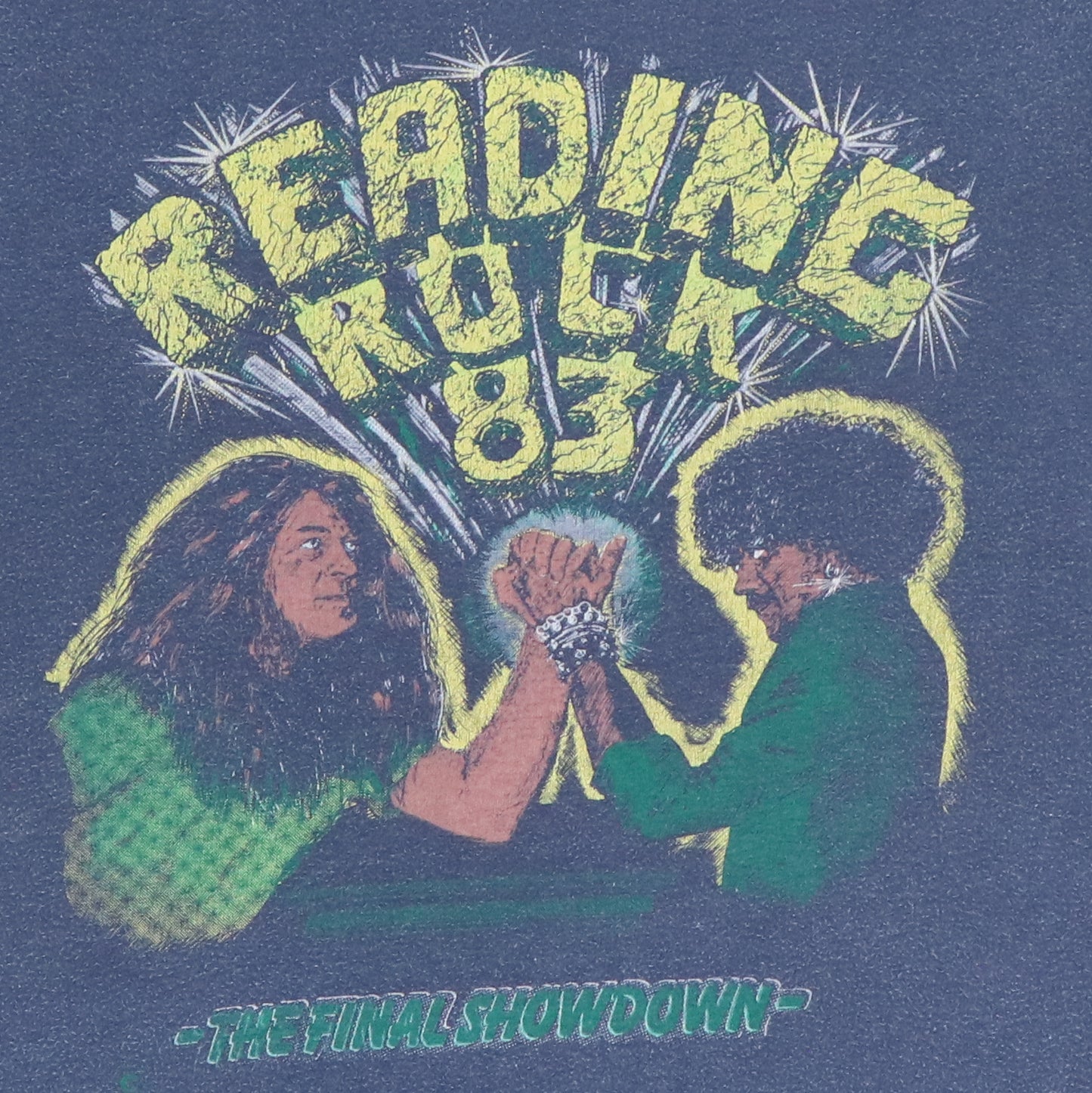 1983 Reading Rock Phil Lynott Ian Gillan Concert Shirt