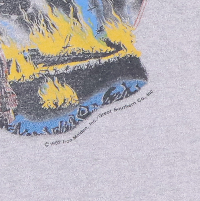 1982 Iron Maiden Number Of The Beast Tour Shirt