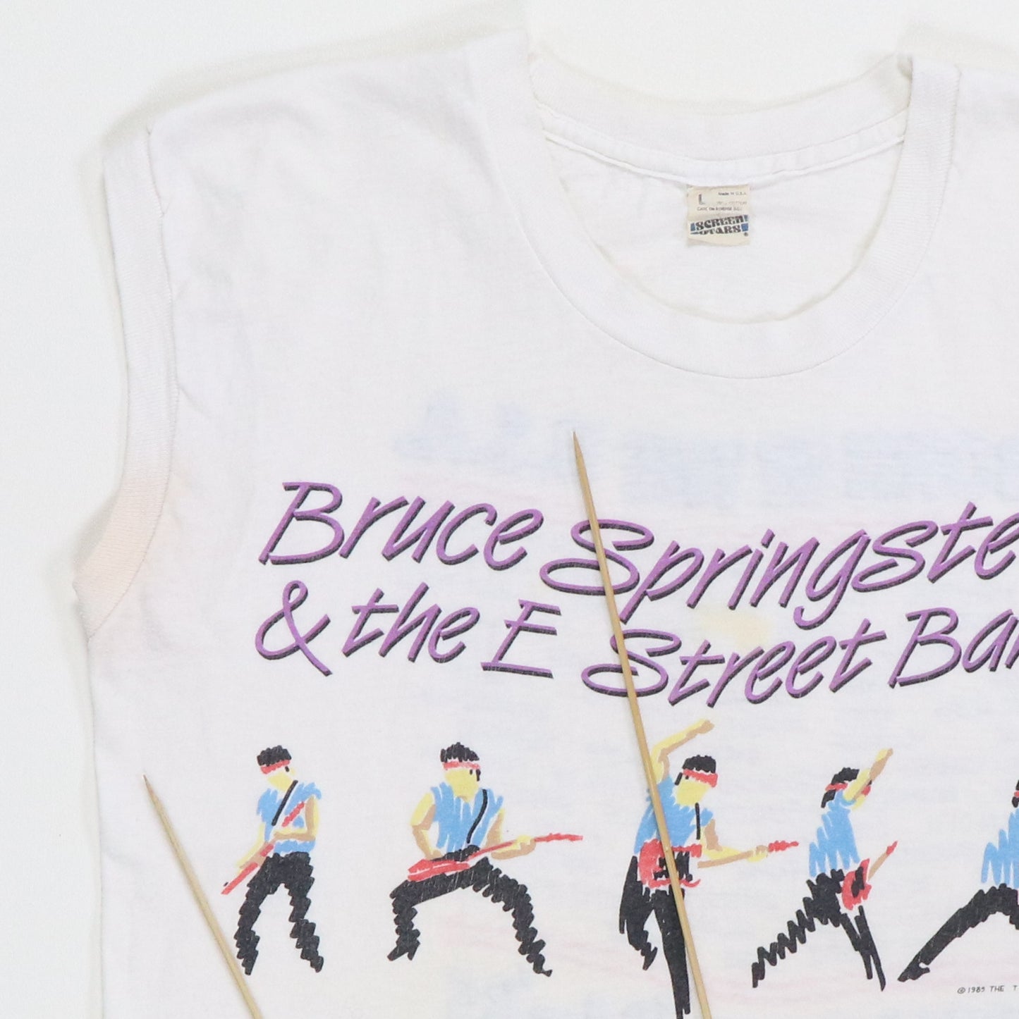 1985 Bruce Springsteen Born In The USA Tour Sleeveless Shirt