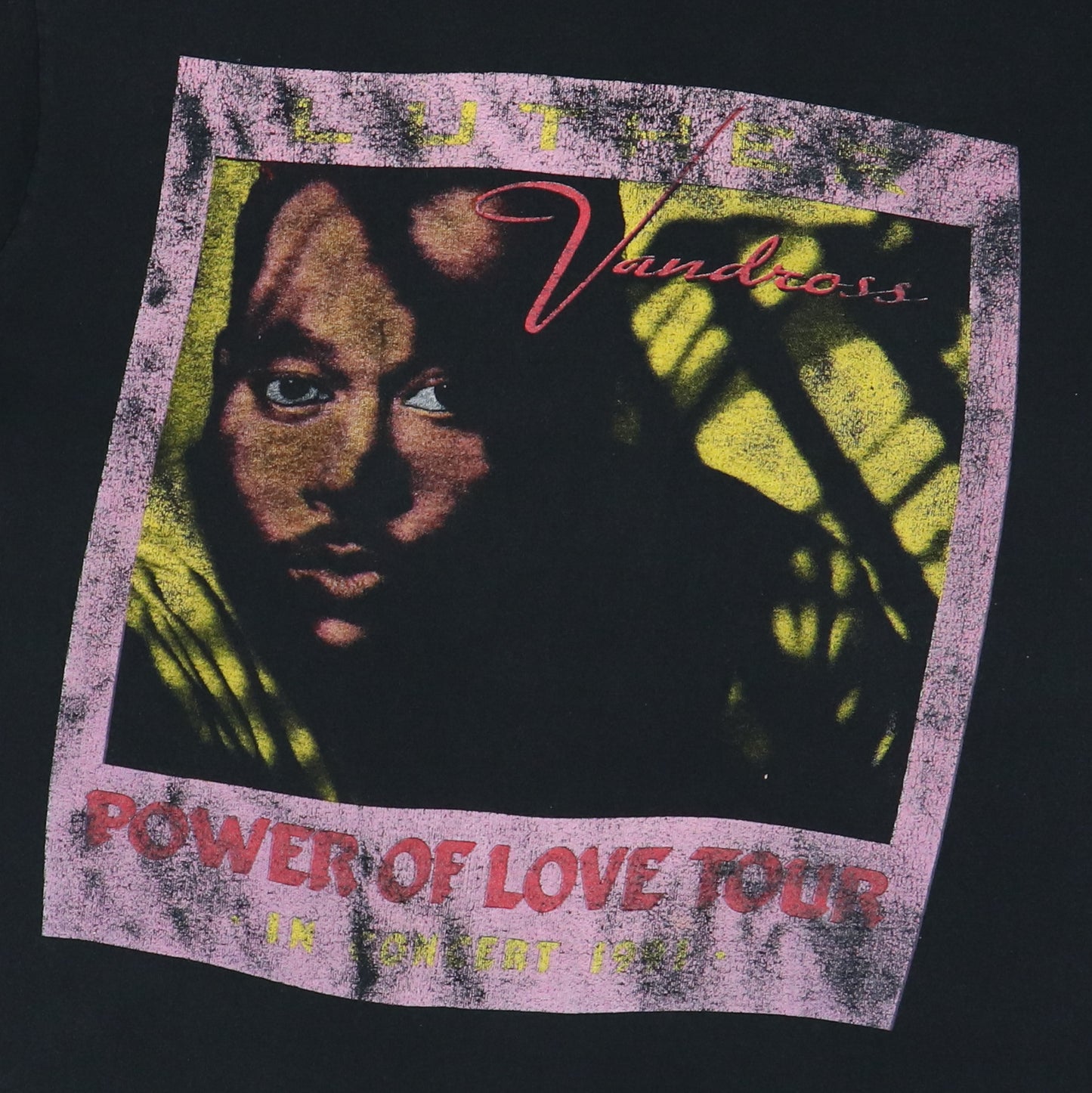 1991 Luther Vandross Power Of Love Tour Shirt