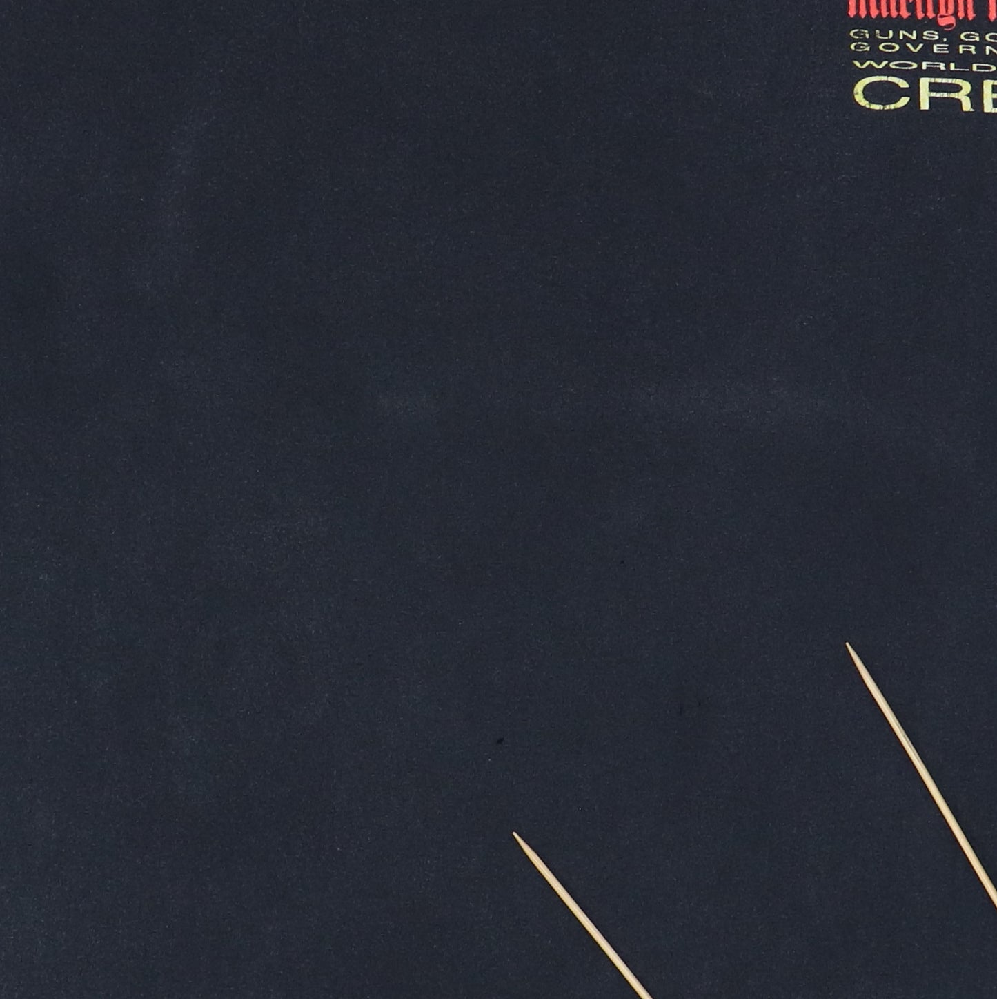 2000 Marilyn Manson Gods Guns Government Crew Tour Shirt