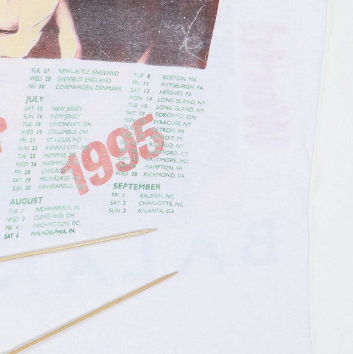 1995 Van Halen Balance Tour Shirt