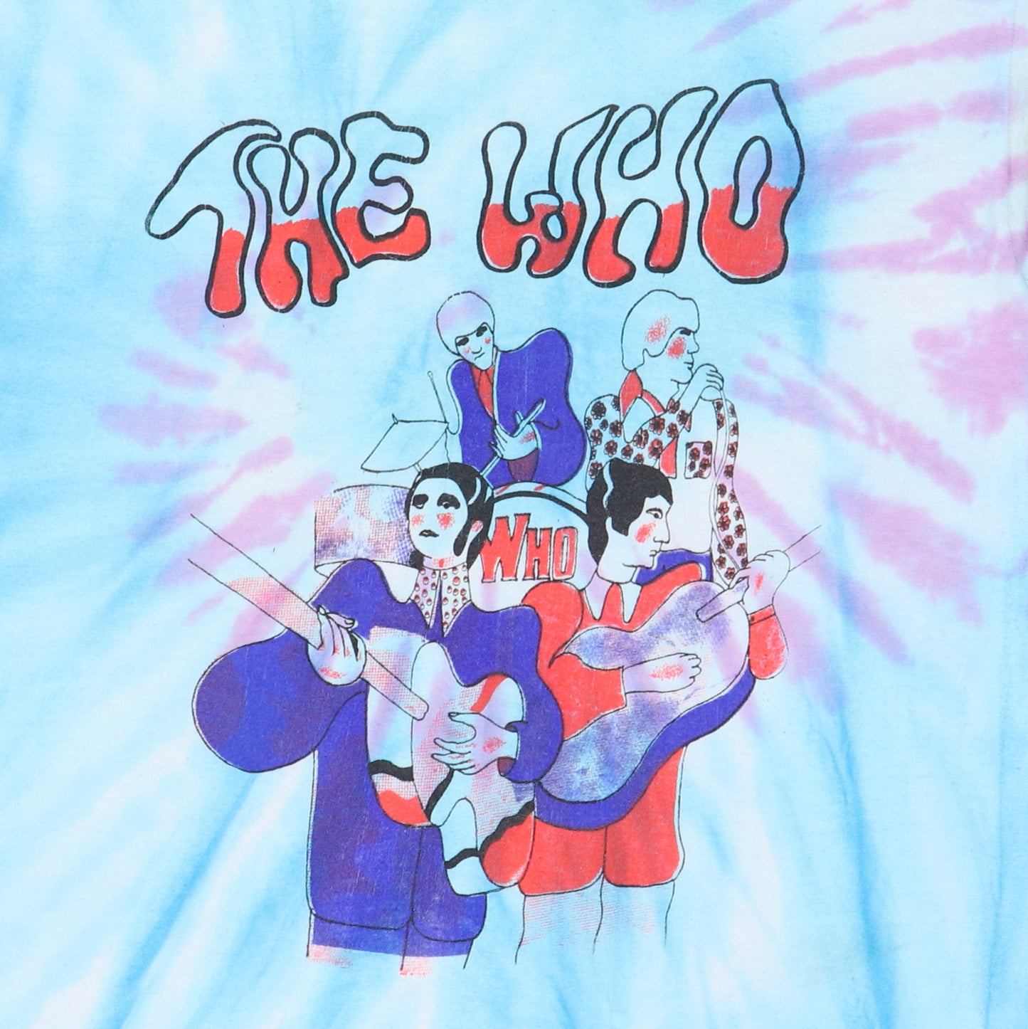 1989 The Who Tie Dye Tour Shirt