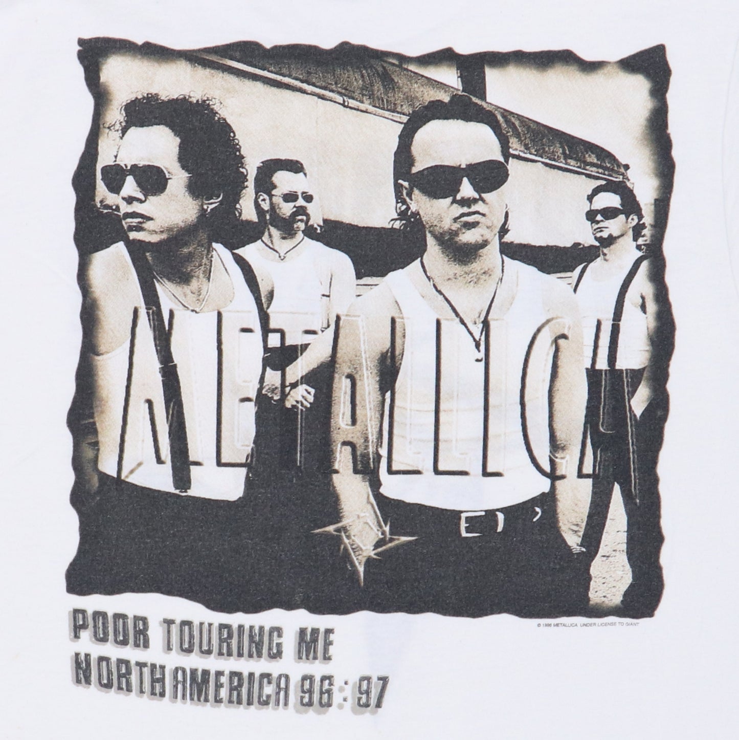 1996 Metallica Poor Touring Me Tour Shirt