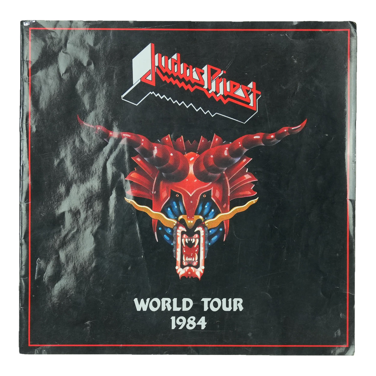 1984 Judas Priest Defenders Of The Faith World Tour Program, front cover