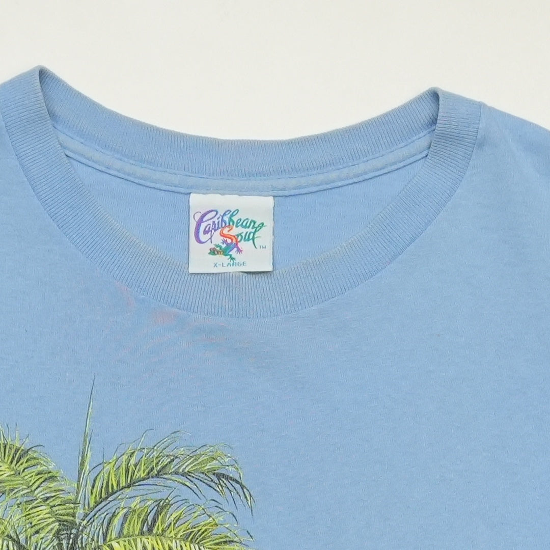 1996 Jimmy Buffett Margaritaville Caribbean Soul Shirt Tag