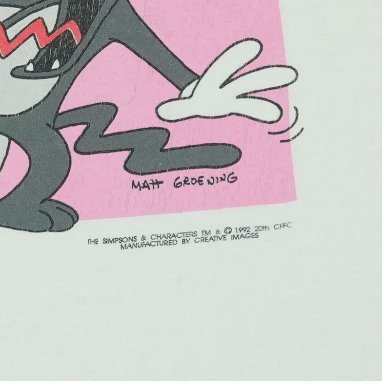 1992 Itchy & Scratchy Show Shirt Detail