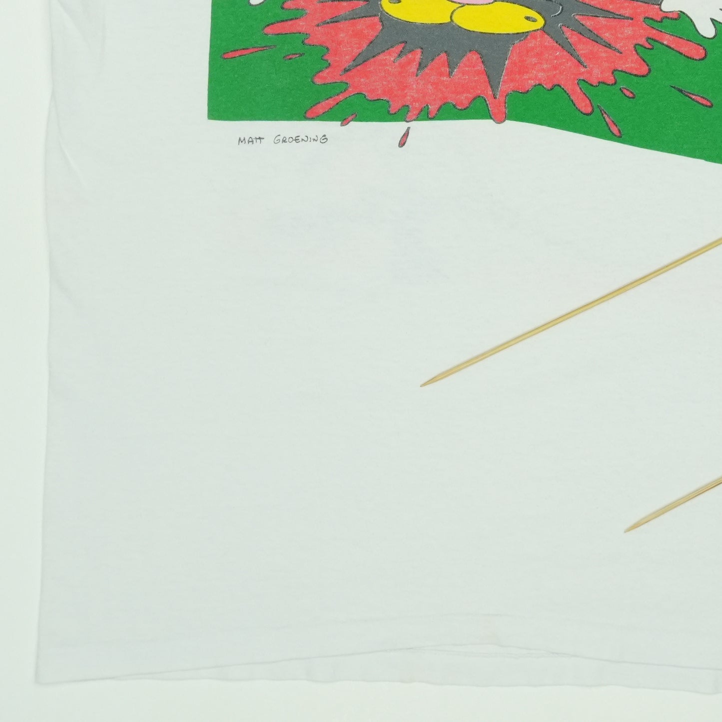 1992 Itchy & Scratchy Show Shirt Detail