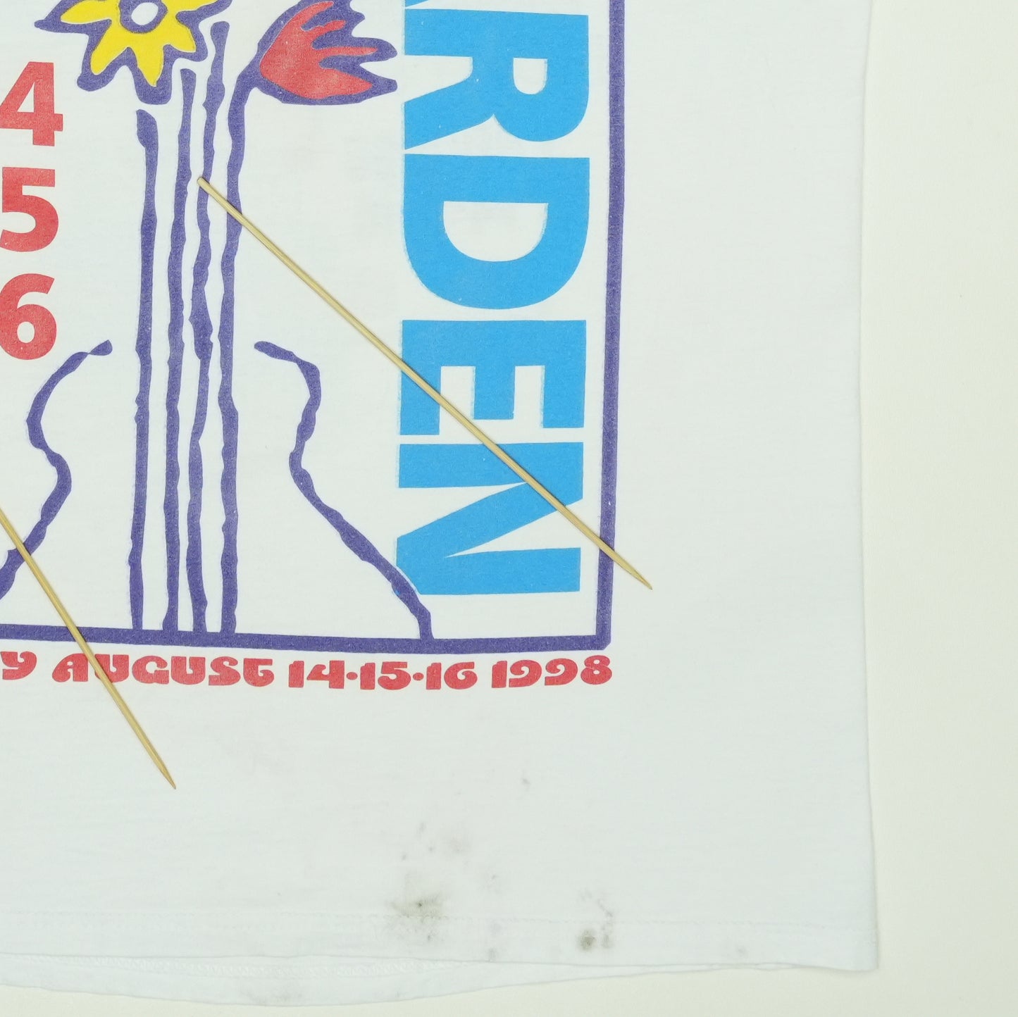 1998 Woodstock Day In The Garden Shirt