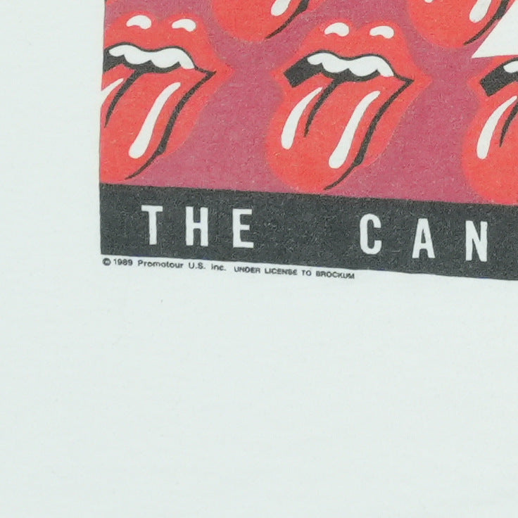 1989 Rolling Stones Steel Wheels Canadian Tour Shirt