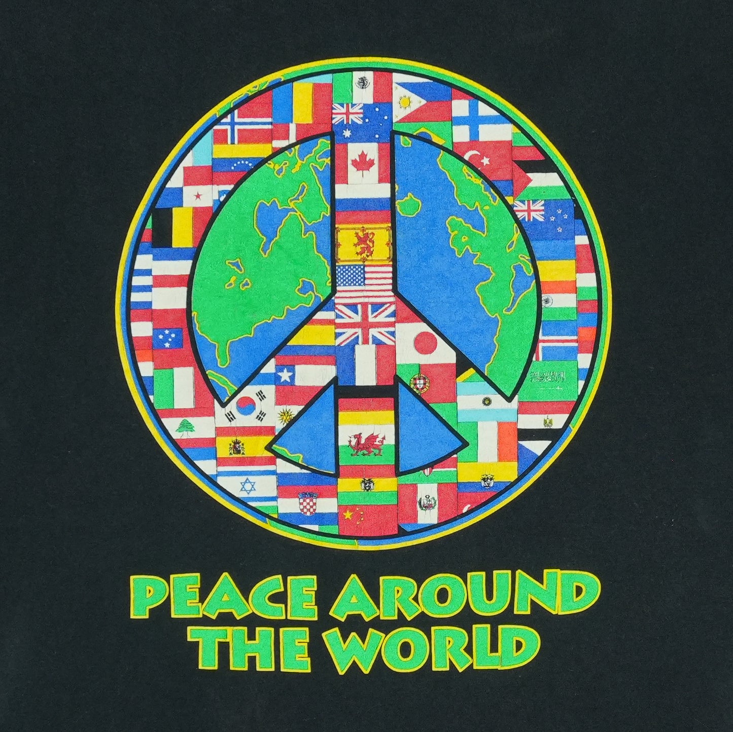 1990s Peace Around The World Shirt
