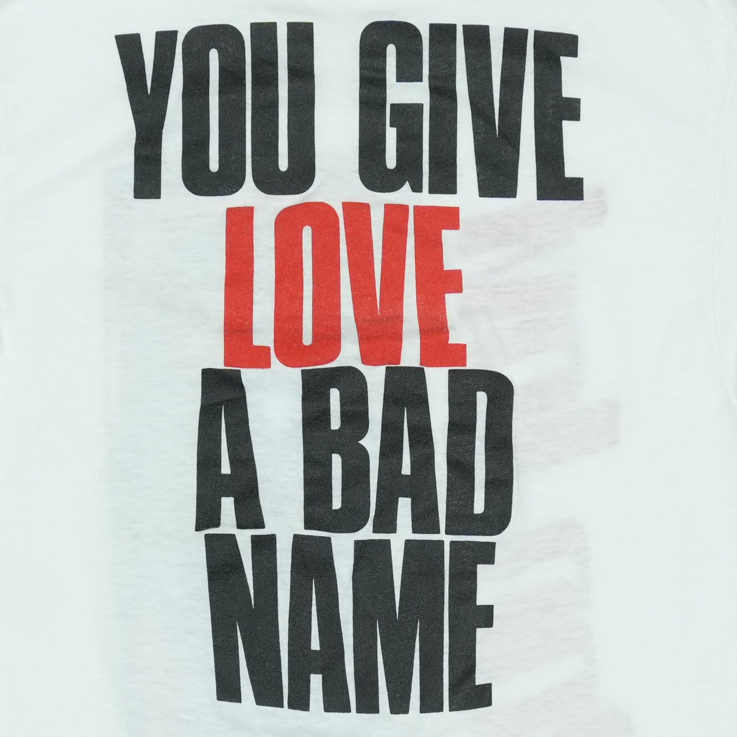 1986 Bon Jovi You Give Love A Bad Name Shirt