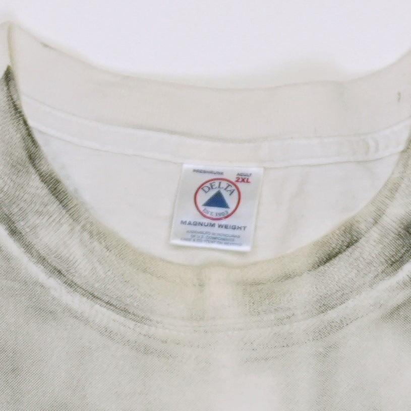 1998 Three Stooges Curly All Over Print Shirt