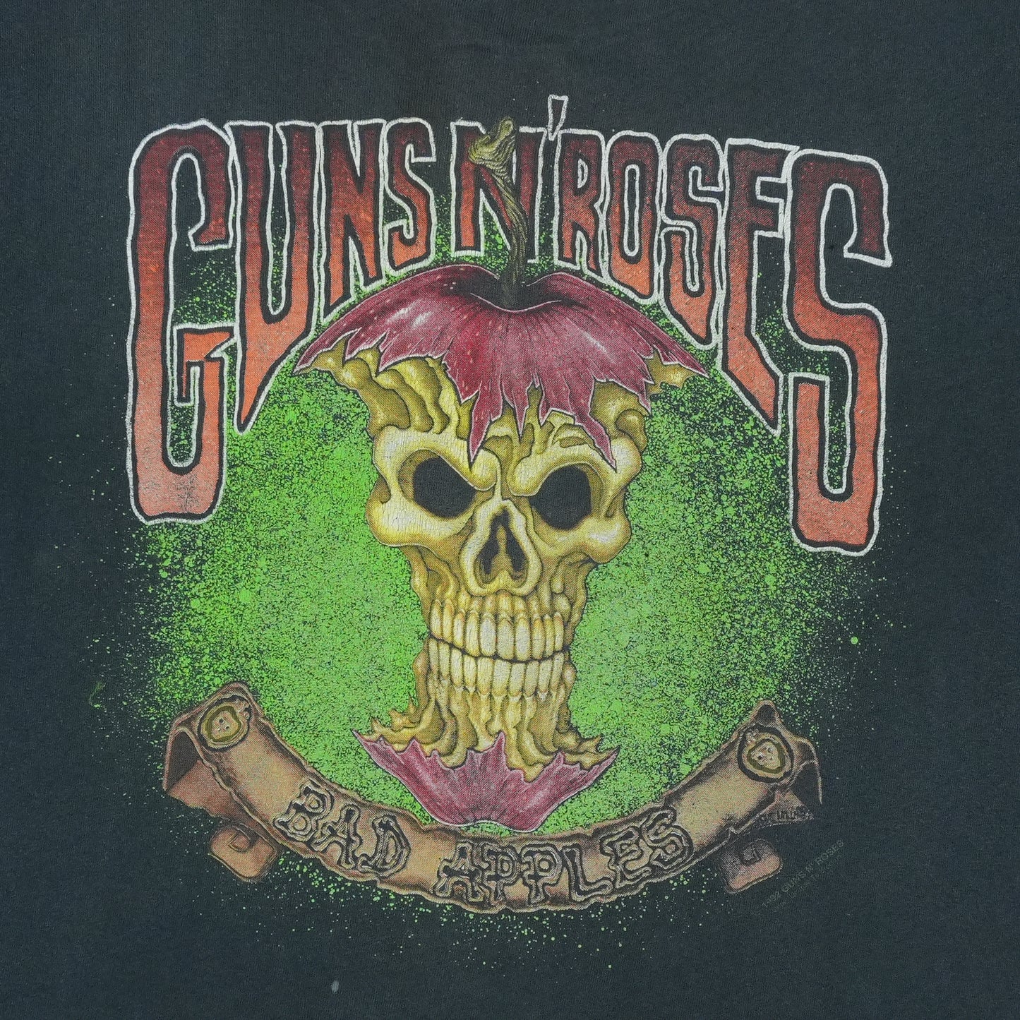 1991 Guns N Roses Bad Apple Tour Shirt