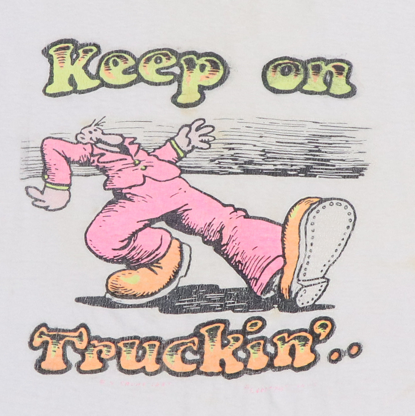 1970s Keep On Truckin Robert Crumb Shirt
