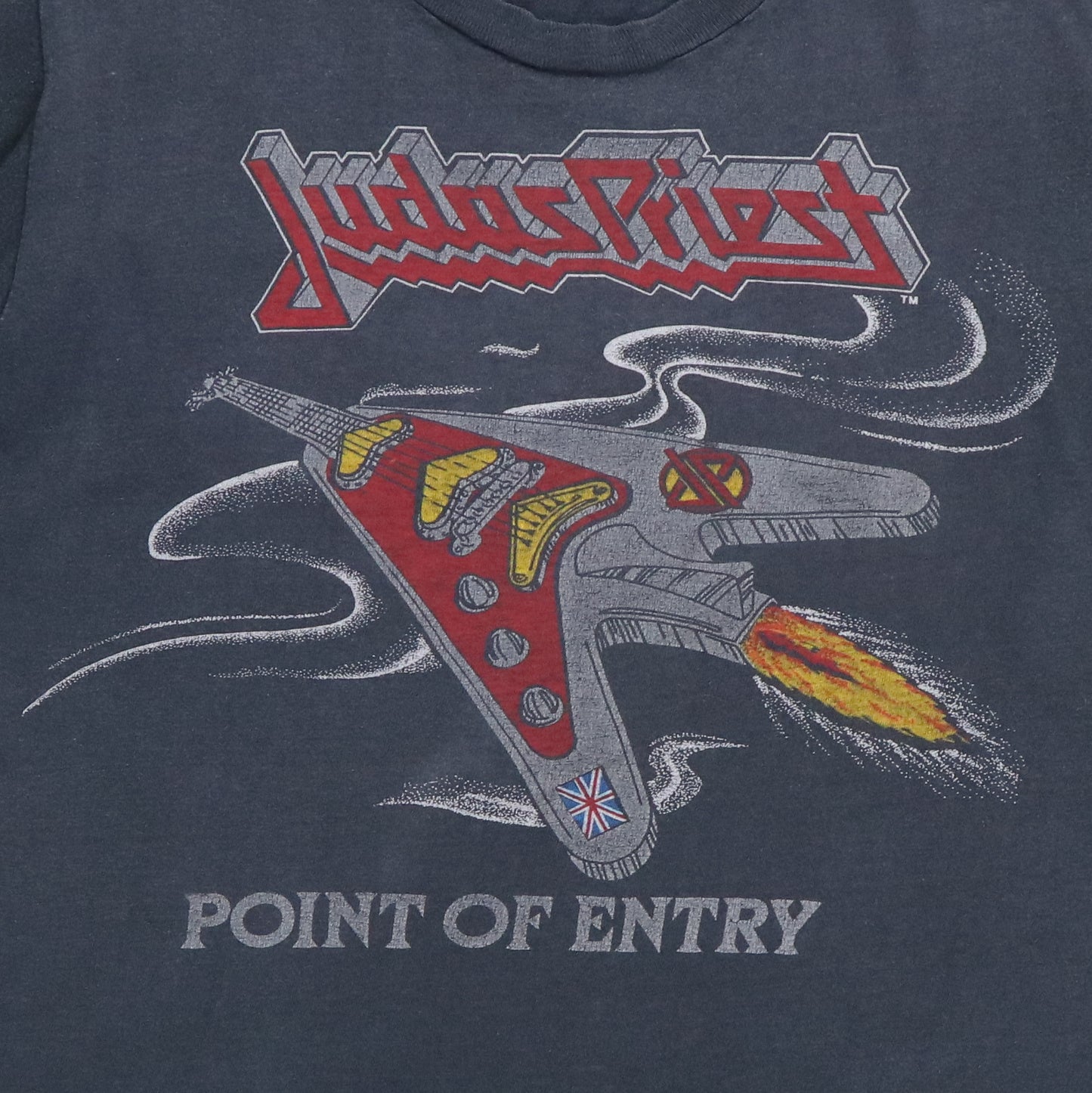 1981 Judas Priest Point Of Entry Tour Shirt