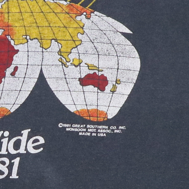 1981 Judas Priest Point Of Entry Tour Shirt