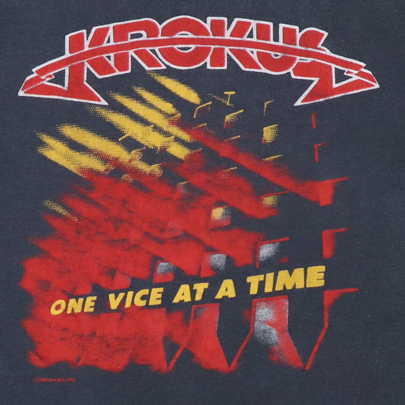 1982 Krokus One Vice At A Time Tour Shirt