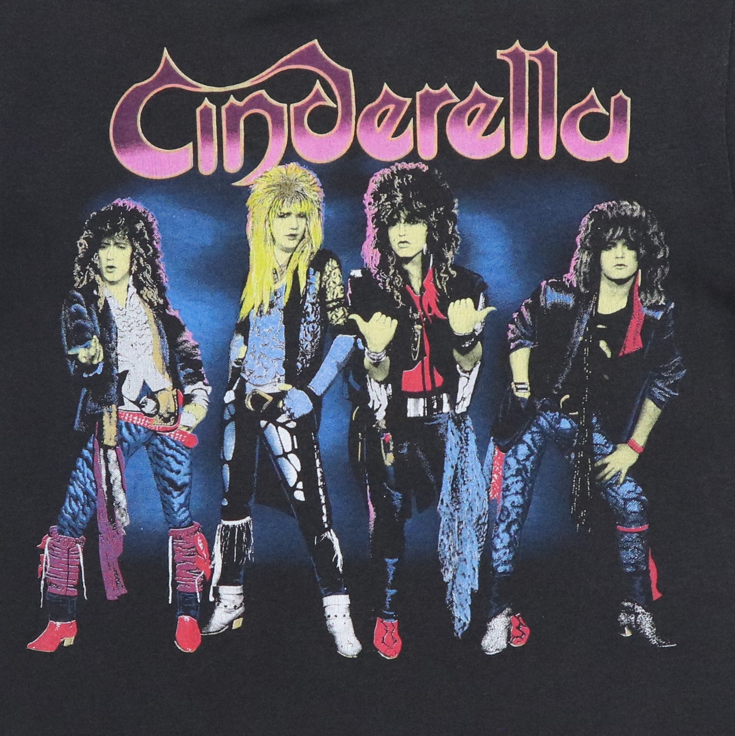 1987 Cinderella Night Songs World Tour Shirt