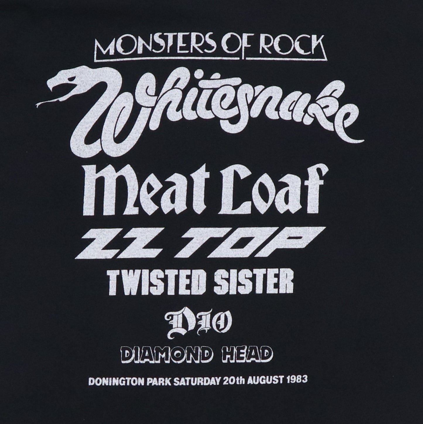 1983 Monsters Of Rock Donnington Concert Shirt