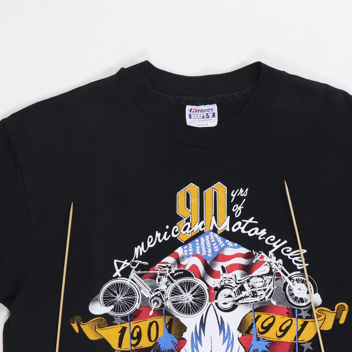 1991 American Motorcycles Rally Skull Shirt