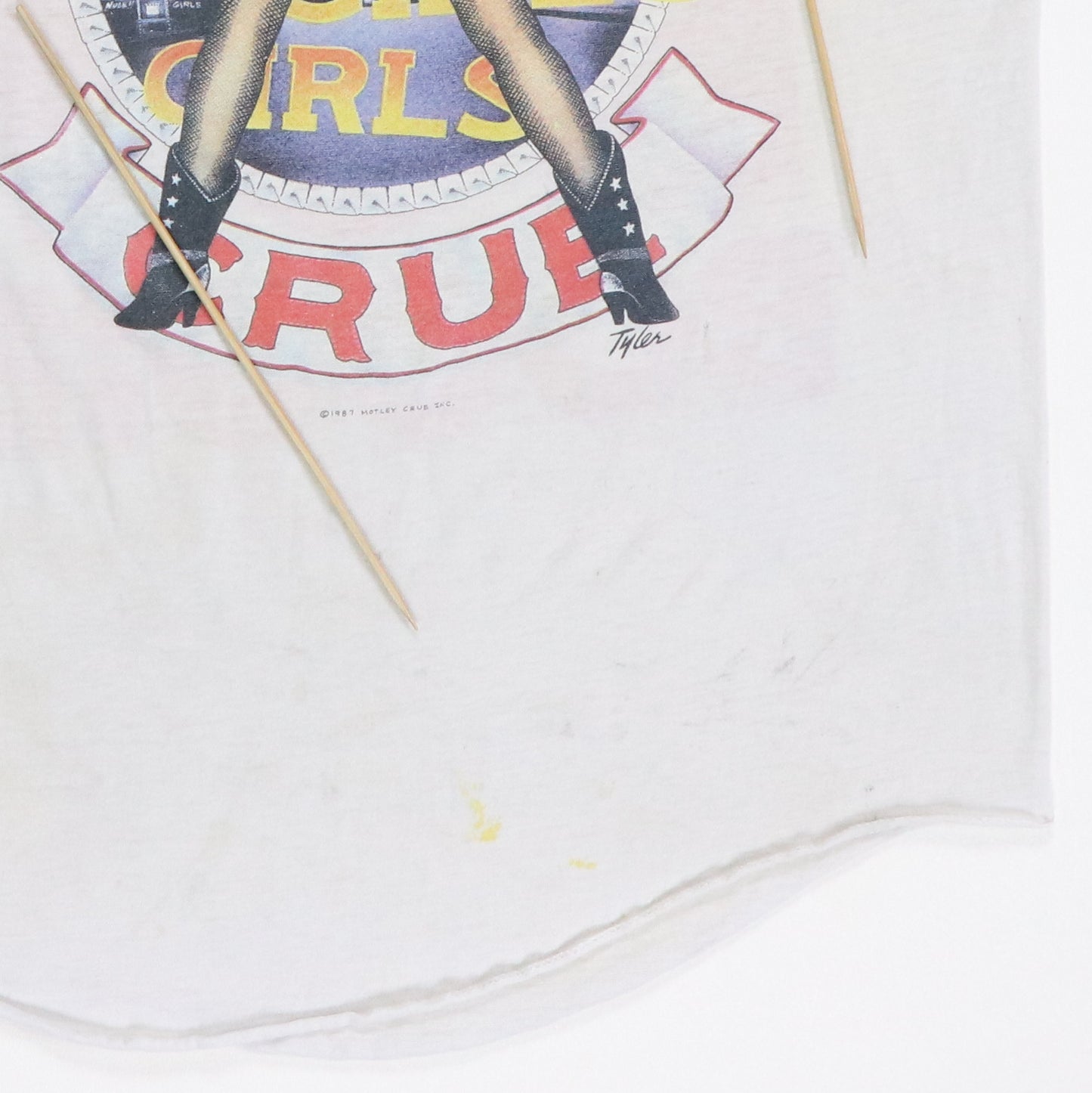 1987 Motley Crue Bad Boy Boogie Jersey Shirt