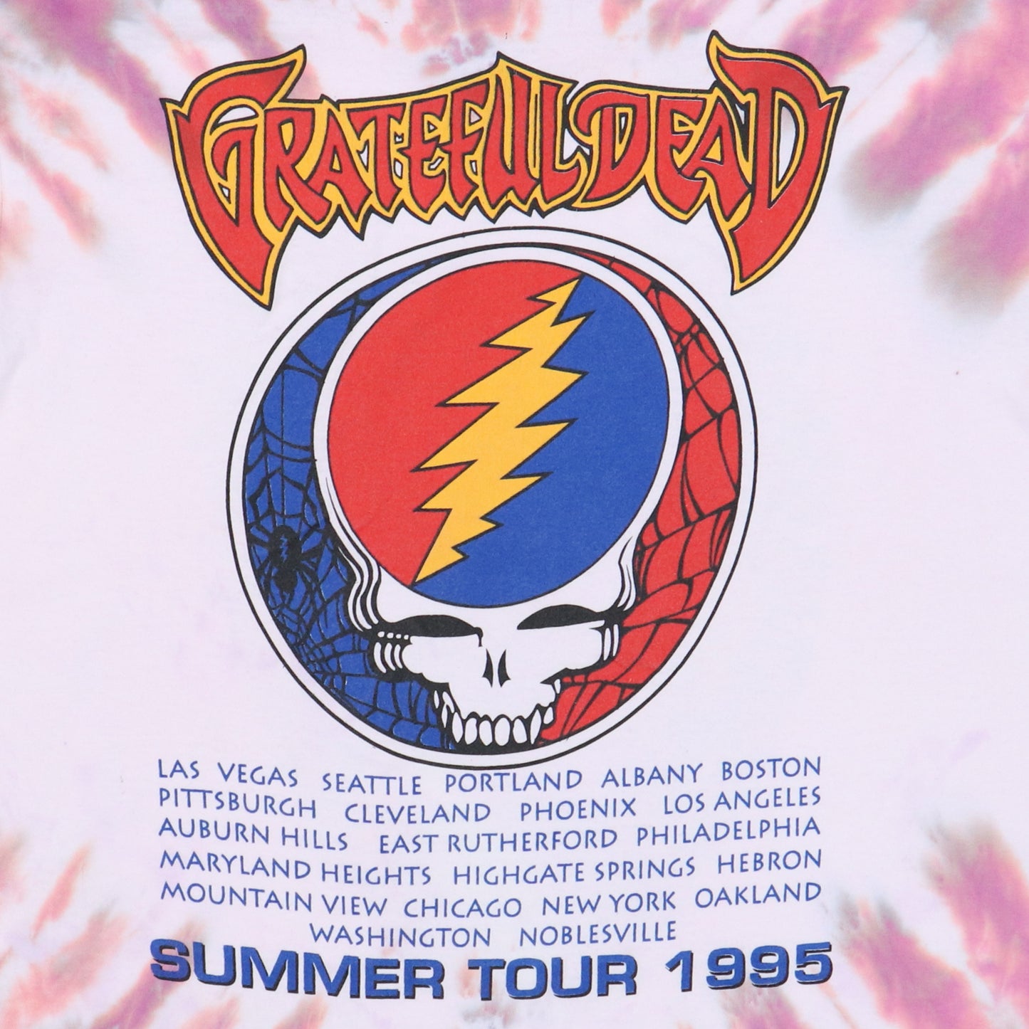 1995 Grateful Dead Summer Tour Tie Dye Shirt