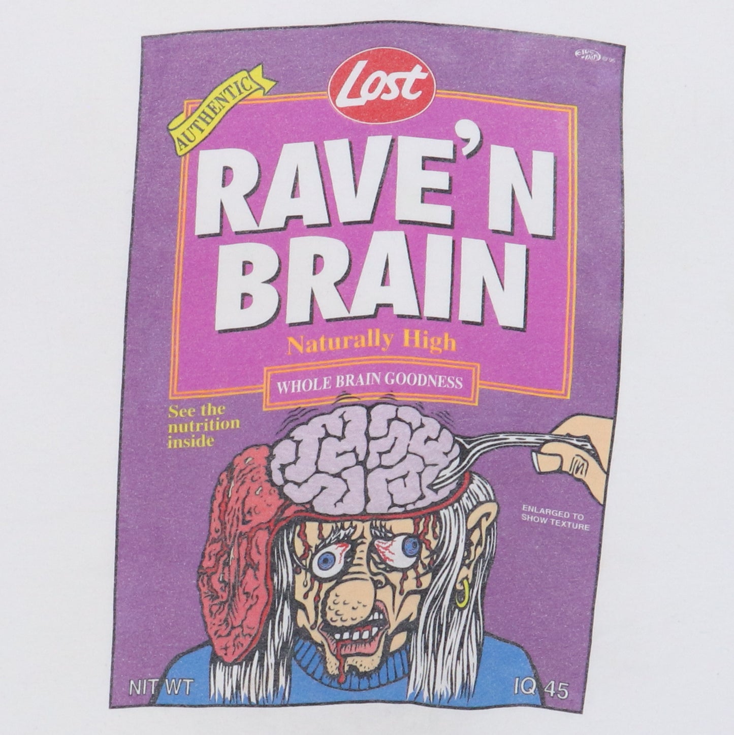 1996 Rave'N Brain Shirt