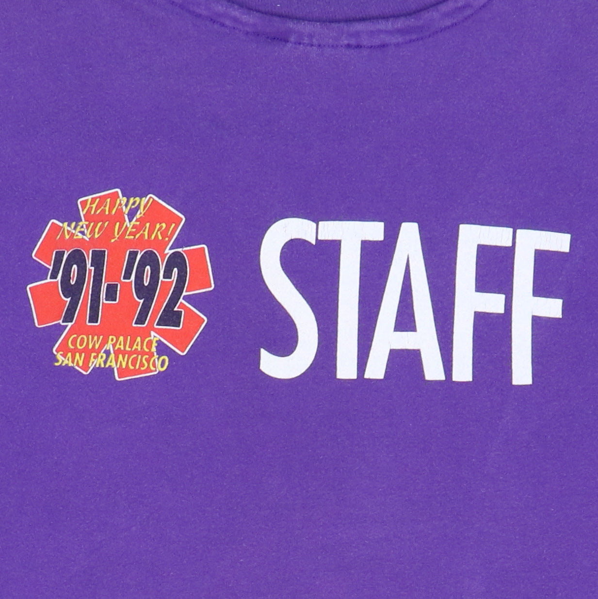 1991 Red Hot Chili Peppers Nirvana Pearl Jam Concert Shirt