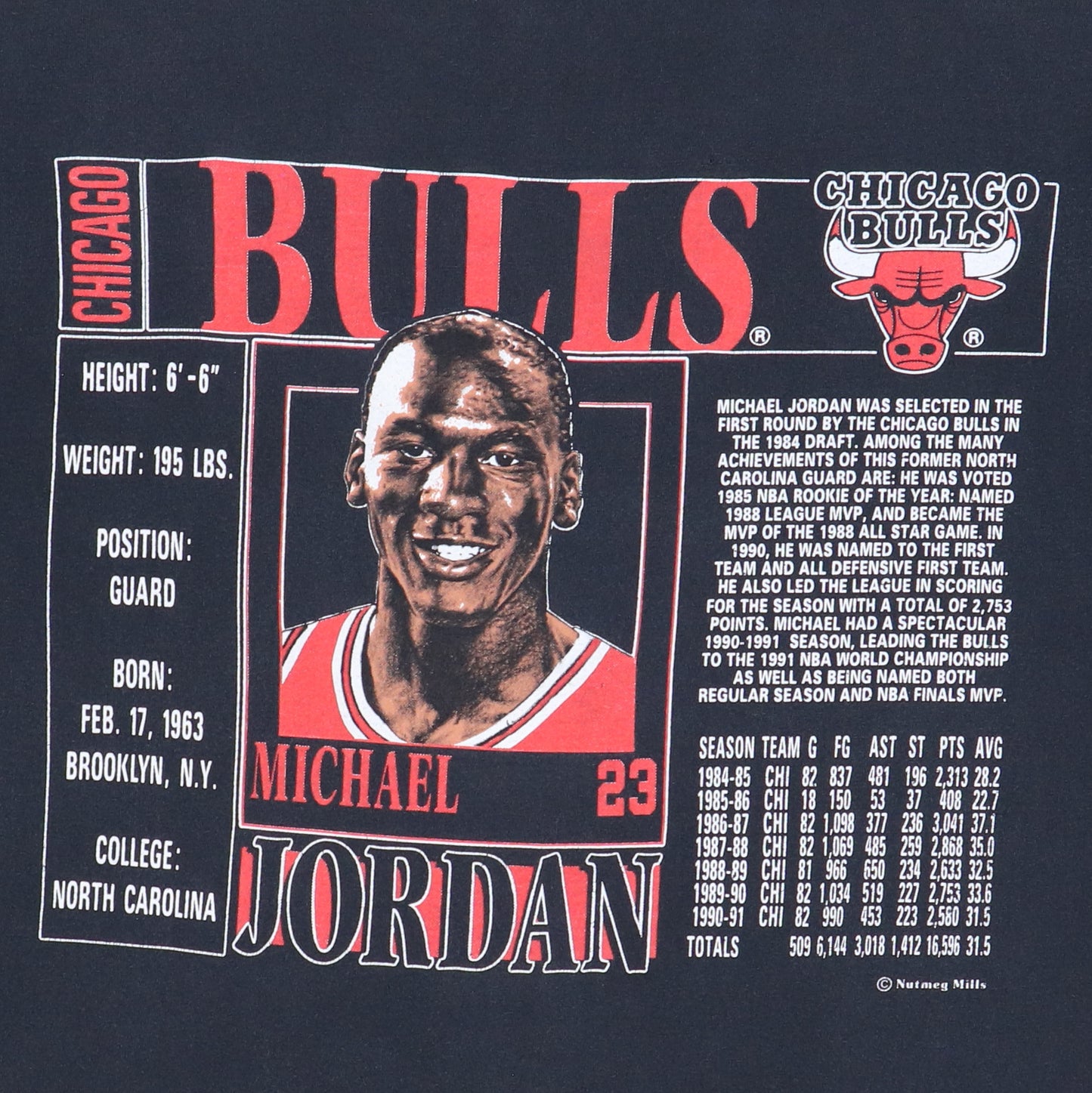 1992 Michael Jordan Chicago Bulls Shirt