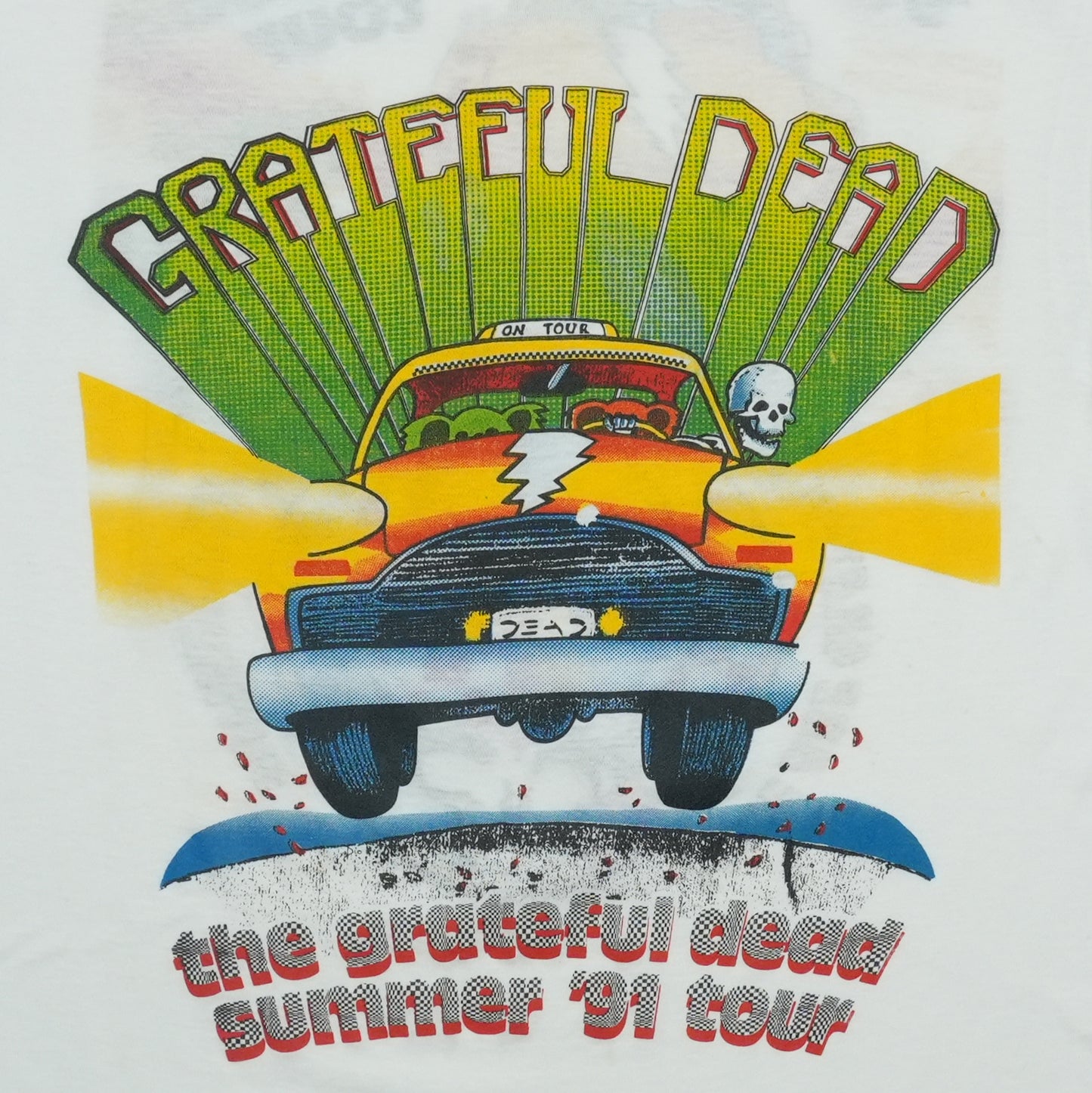 1991 Grateful Dead Summer Tour Shirt Front Graphic