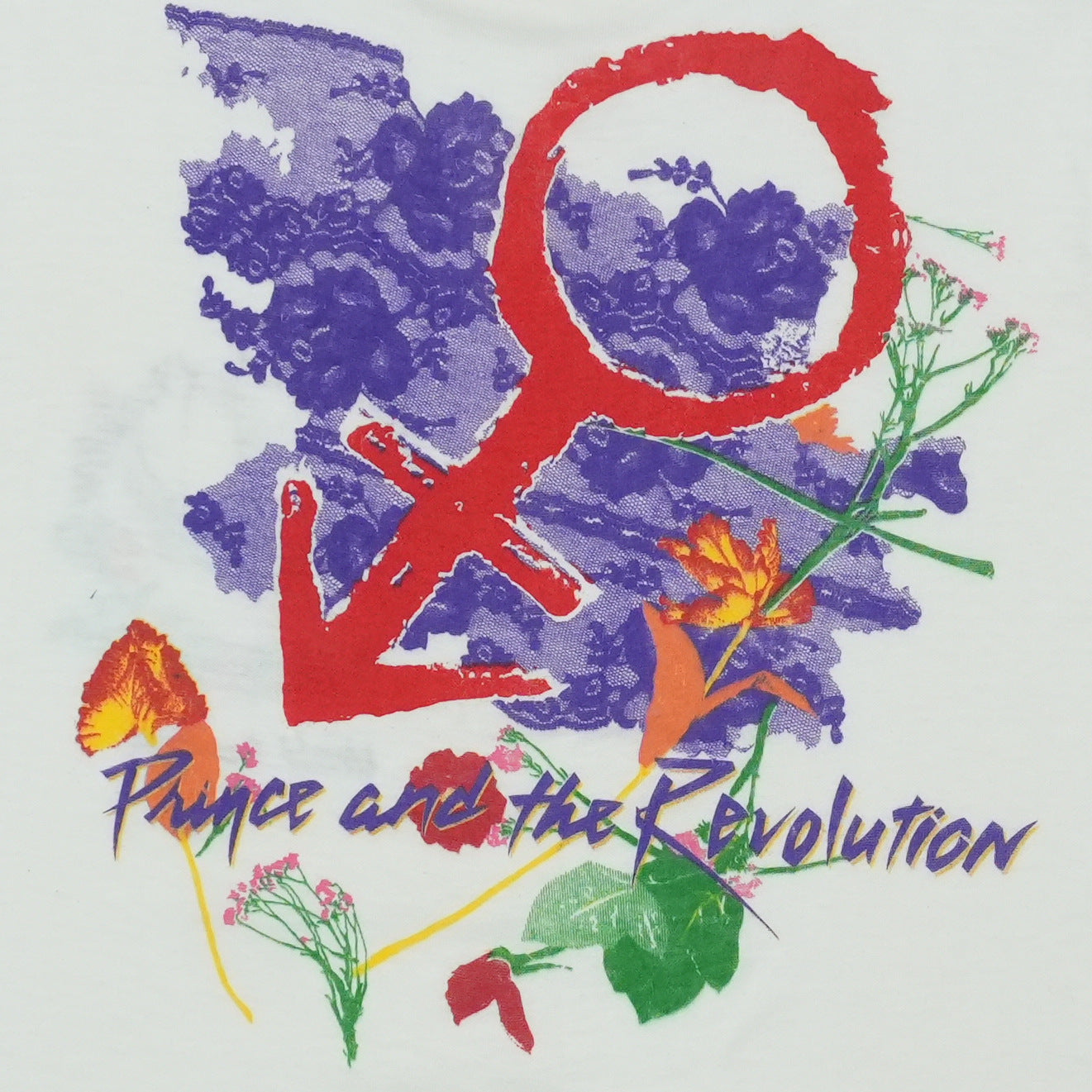 1984 Prince and the Revolution World Tour Long Sleeve Shirt Detail 3