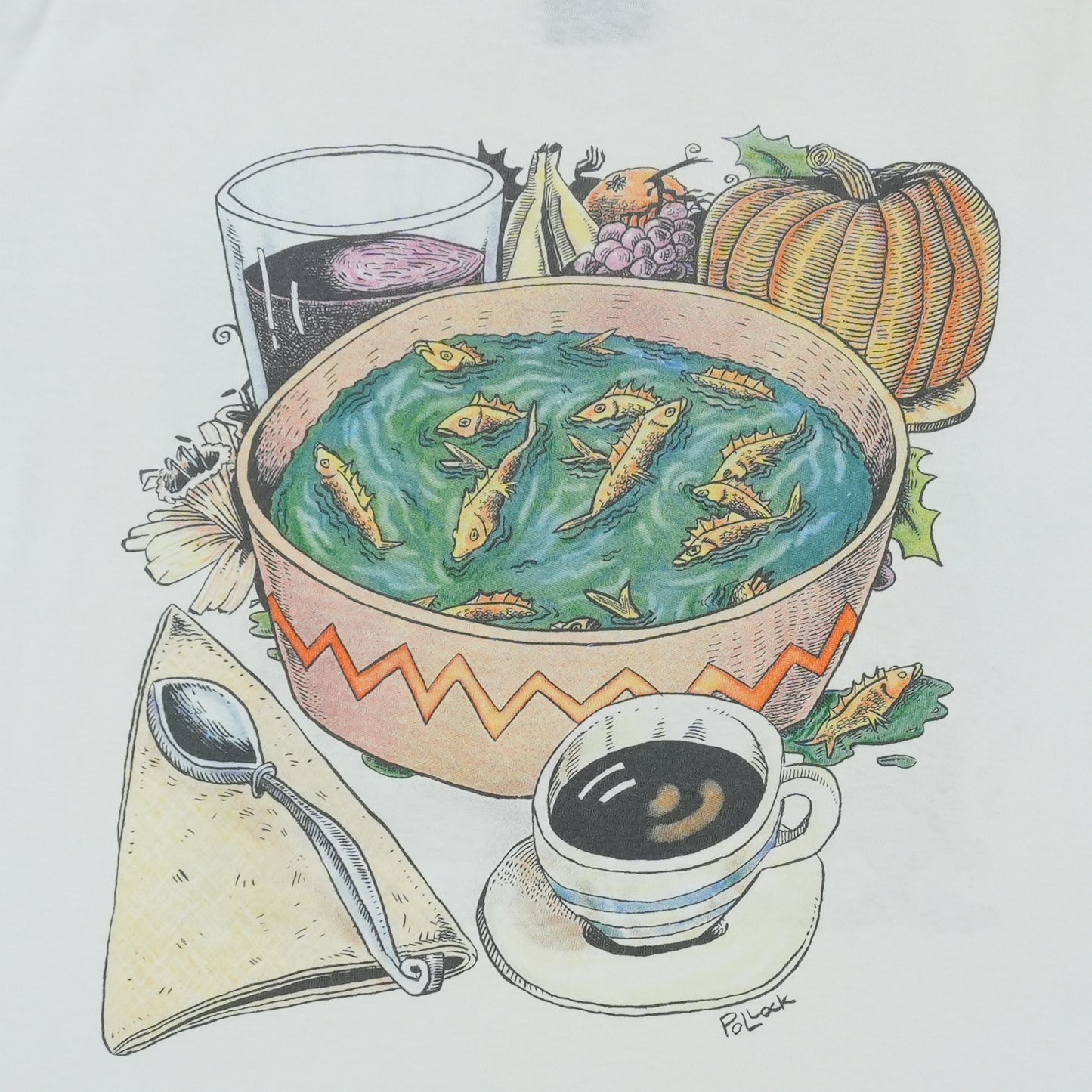 1994 Phish The Taste Treat Kids Love Shirt Detail 5
