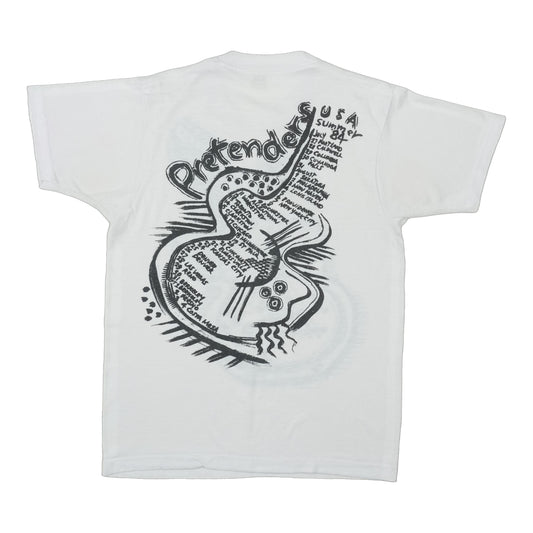 1984 The Pretenders USA Summer Tour Shirt Back