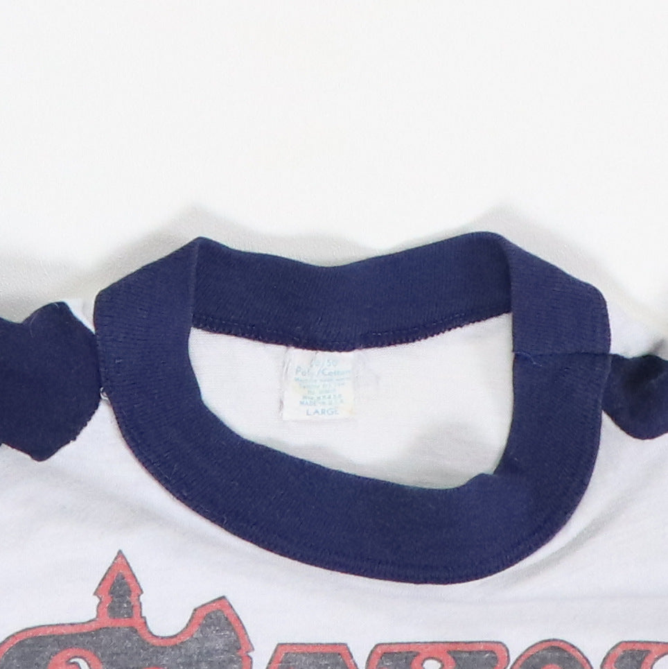 1982 Saxon Denim And Leather Tour Jersey Shirt