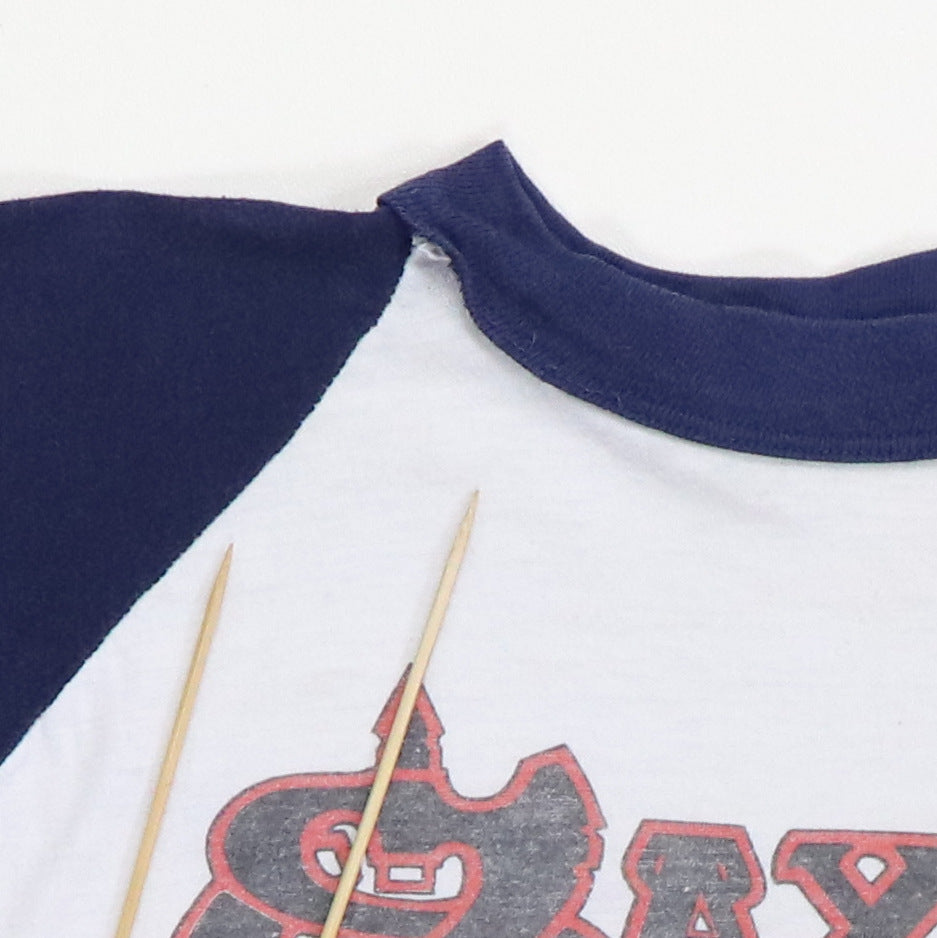 1982 Saxon Denim And Leather Tour Jersey Shirt