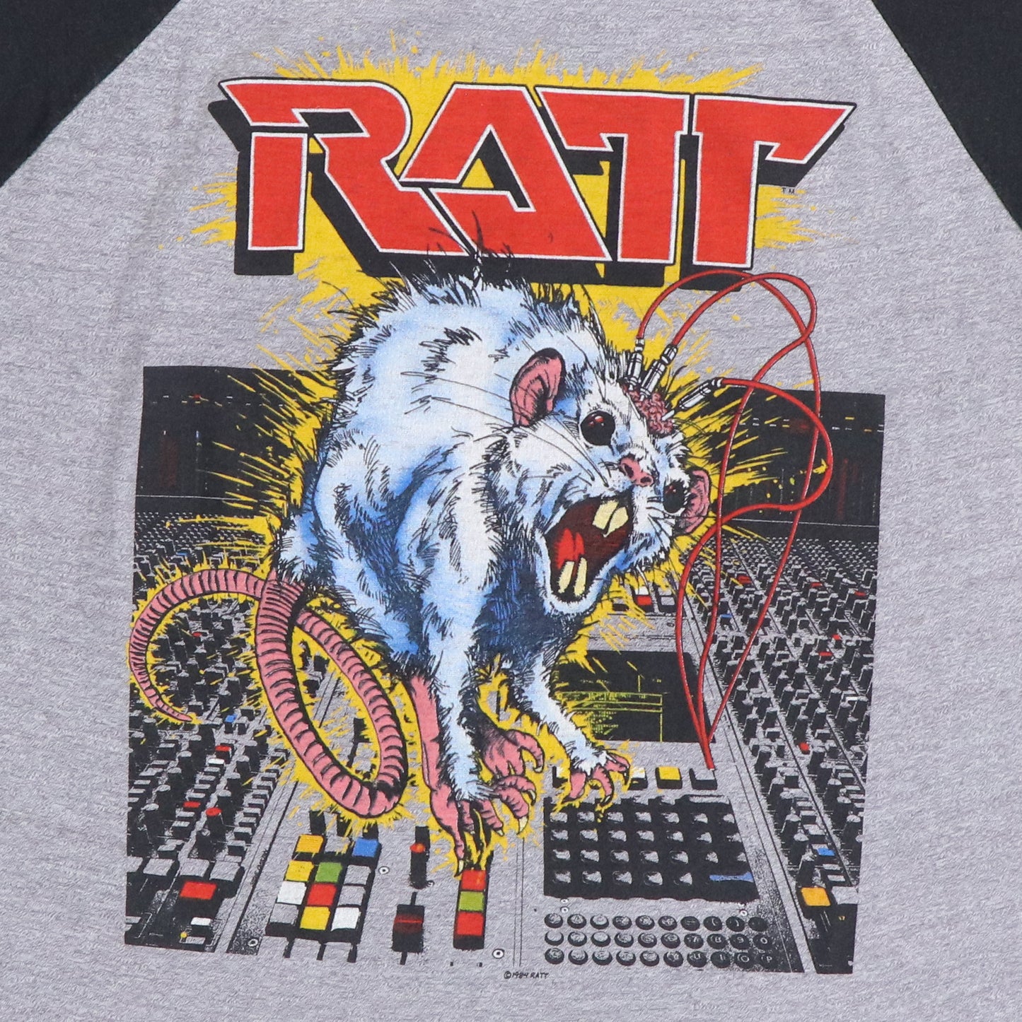 1984 Ratt N Roll Tour Jersey Shirt
