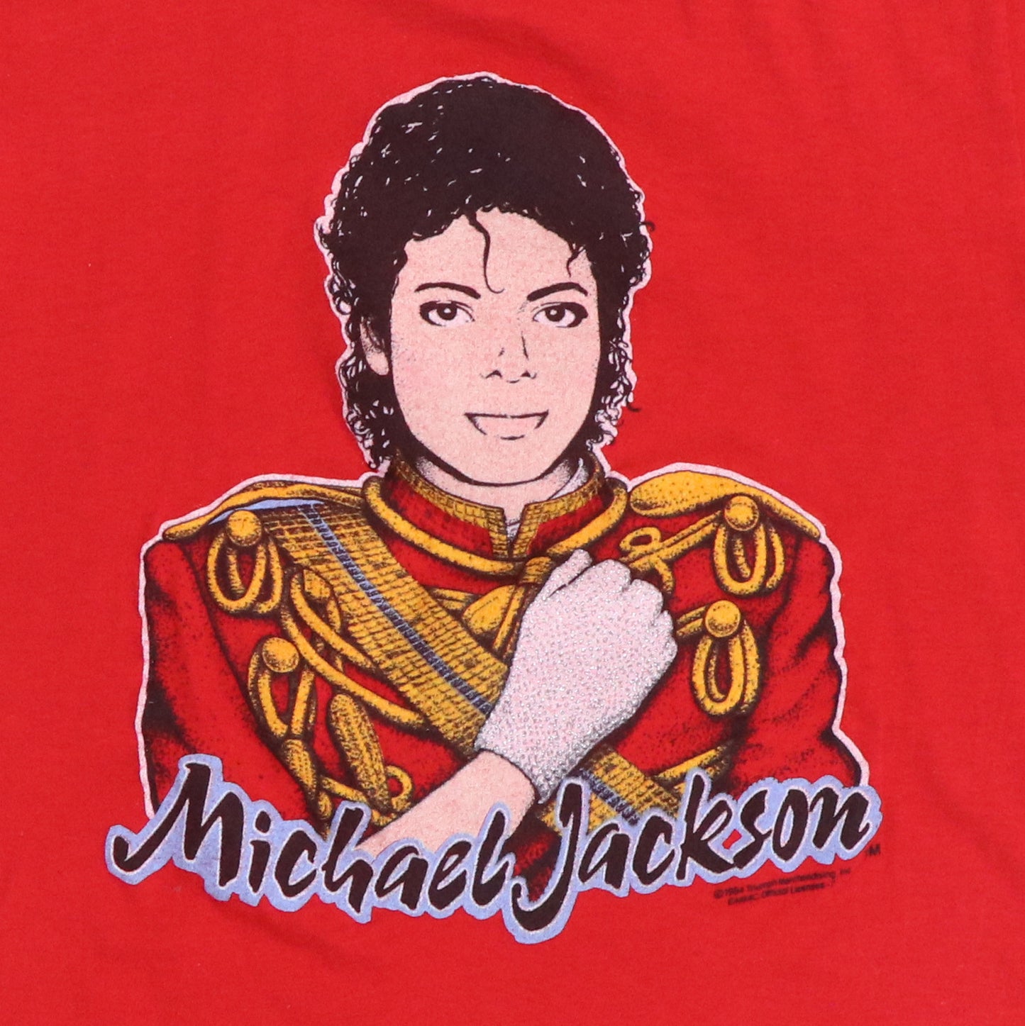 1984 Michael Jackson Sparkly Glove Shirt