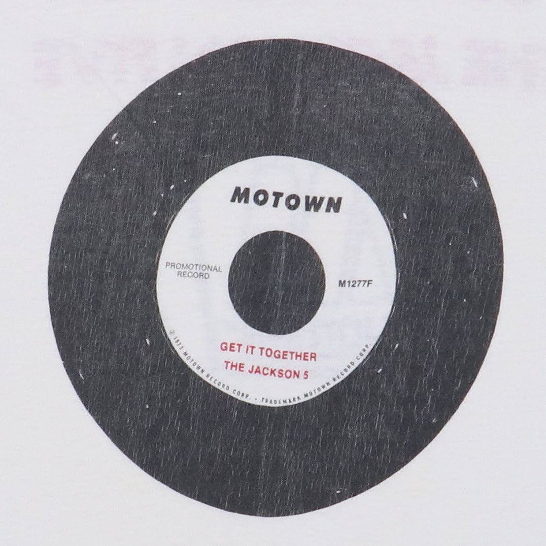 1973 Jackson 5 Get It Together Motown Promo Shirt