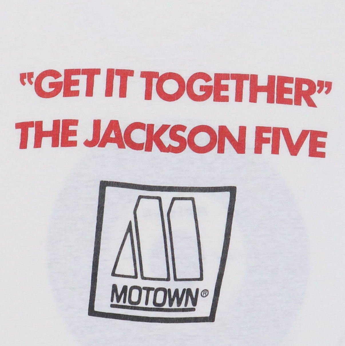 1973 Jackson 5 Get It Together Motown Promo Shirt