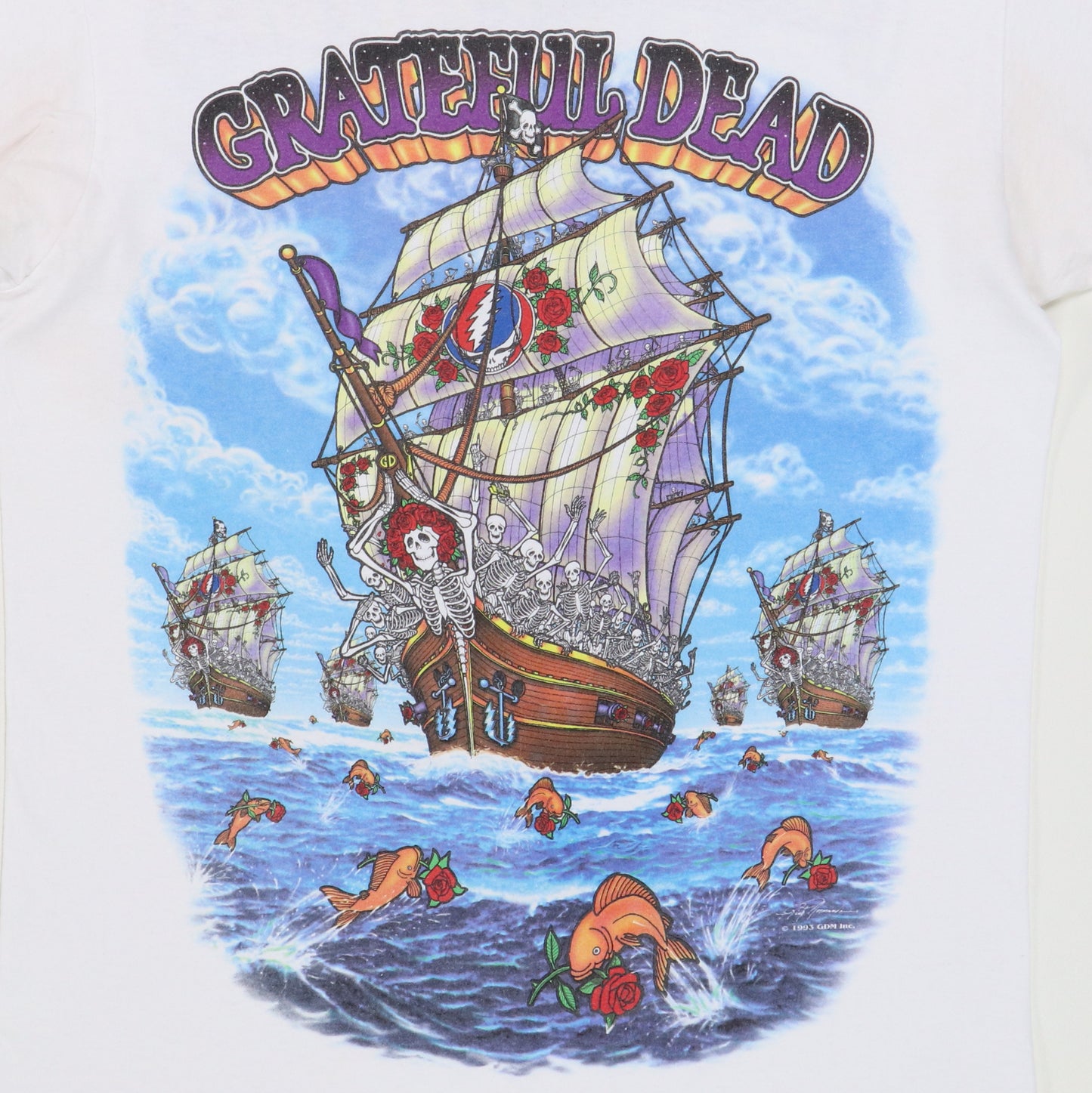 1993 Grateful Dead Ship Of Fools Shirt
