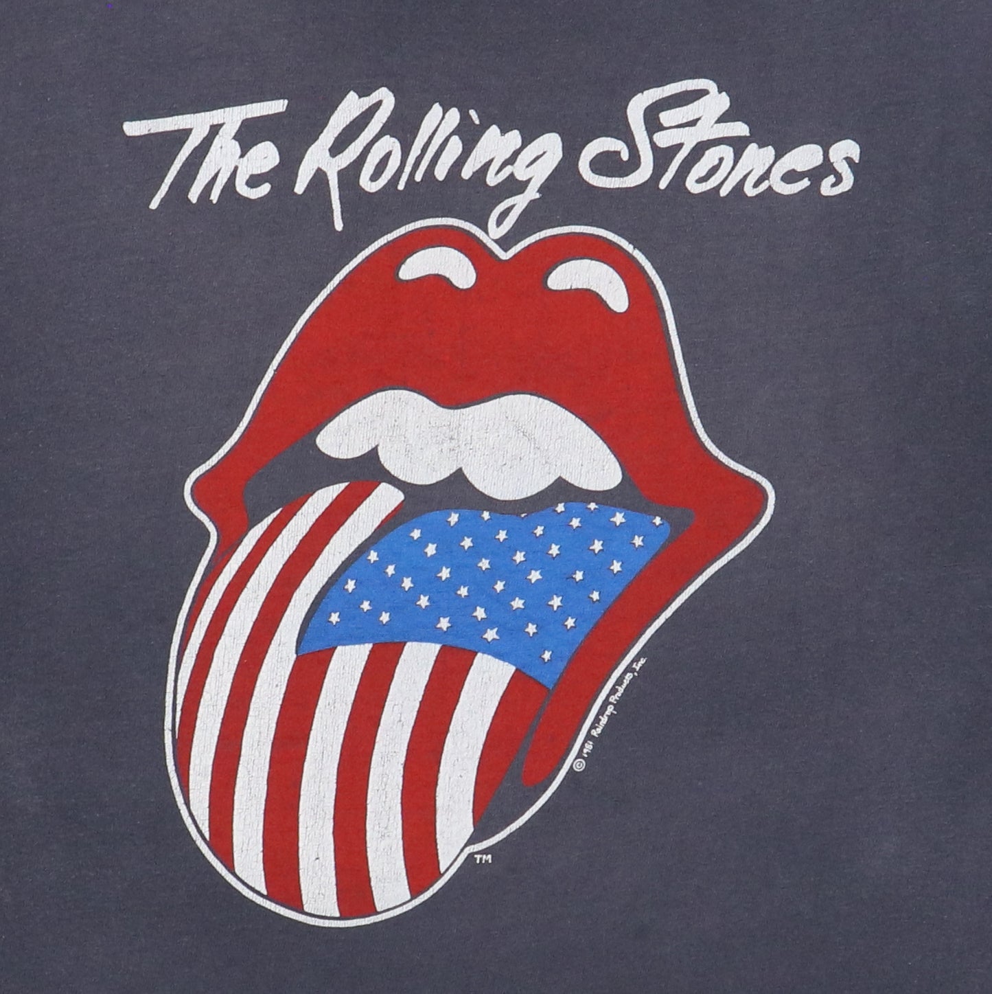 1981 Rolling Stones North American Tour Shirt