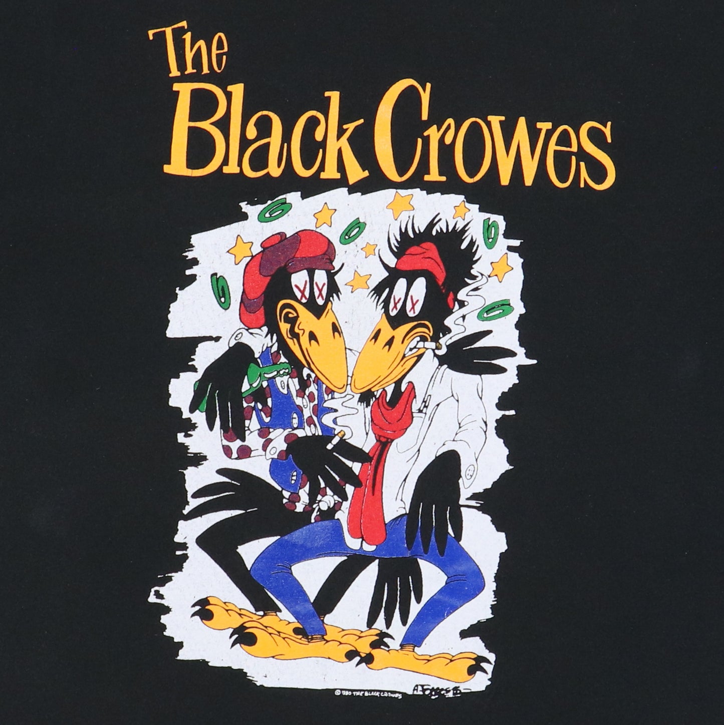 1990 Black Crowes Shake Your Money Maker Tour Shirt