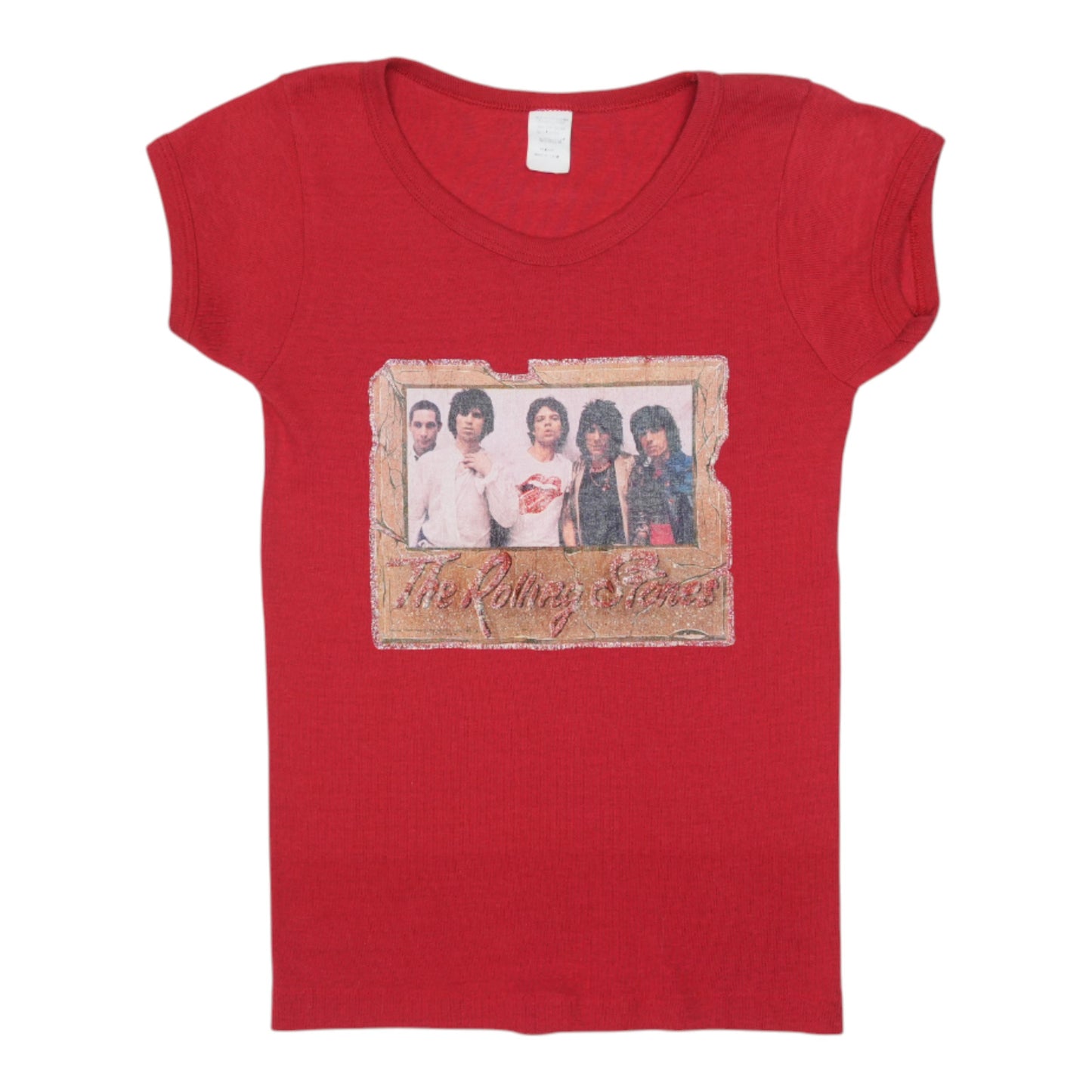 1980s Rolling Stones Iron On Shirt
