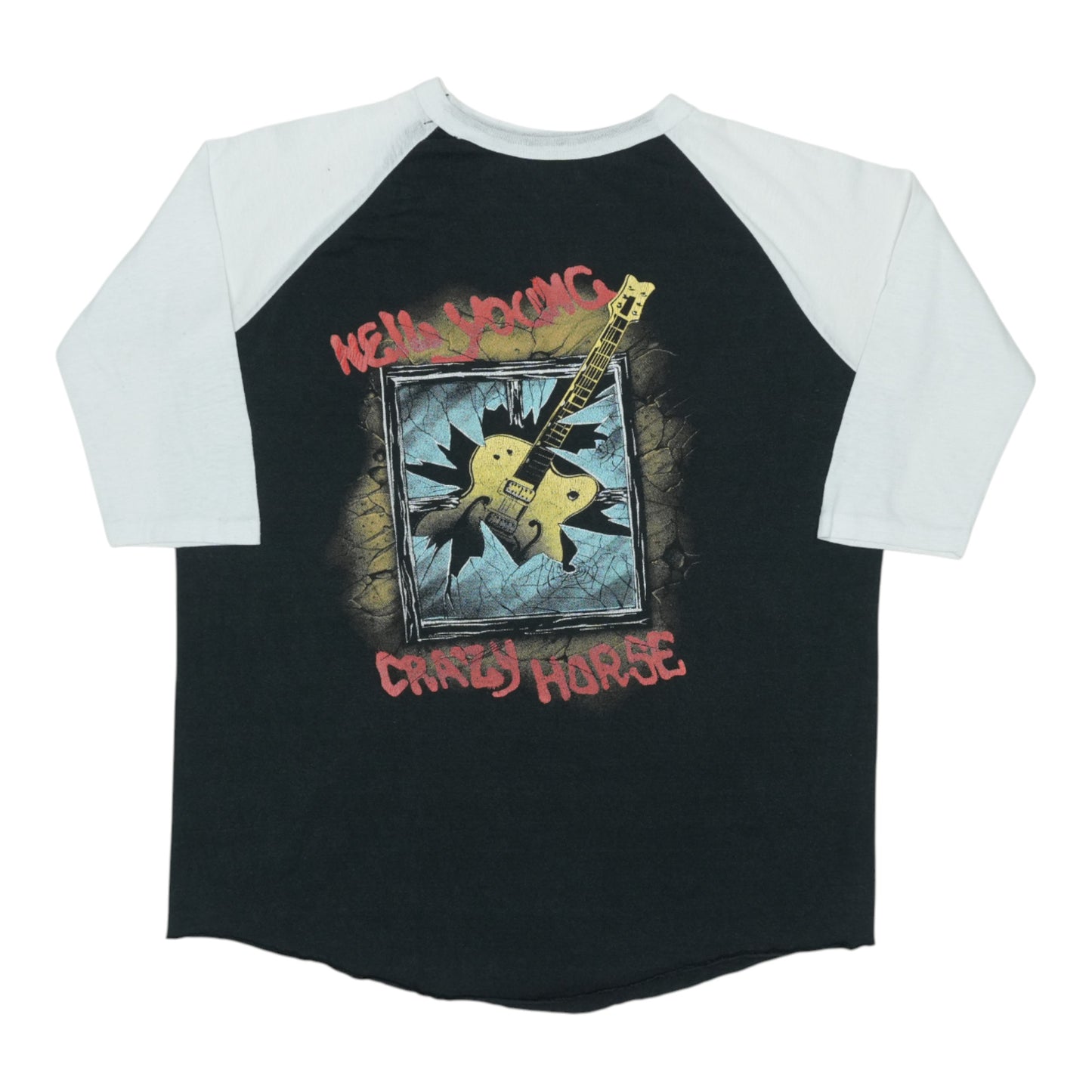1986 Neil Young Crazy Horse Tour Jersey Shirt