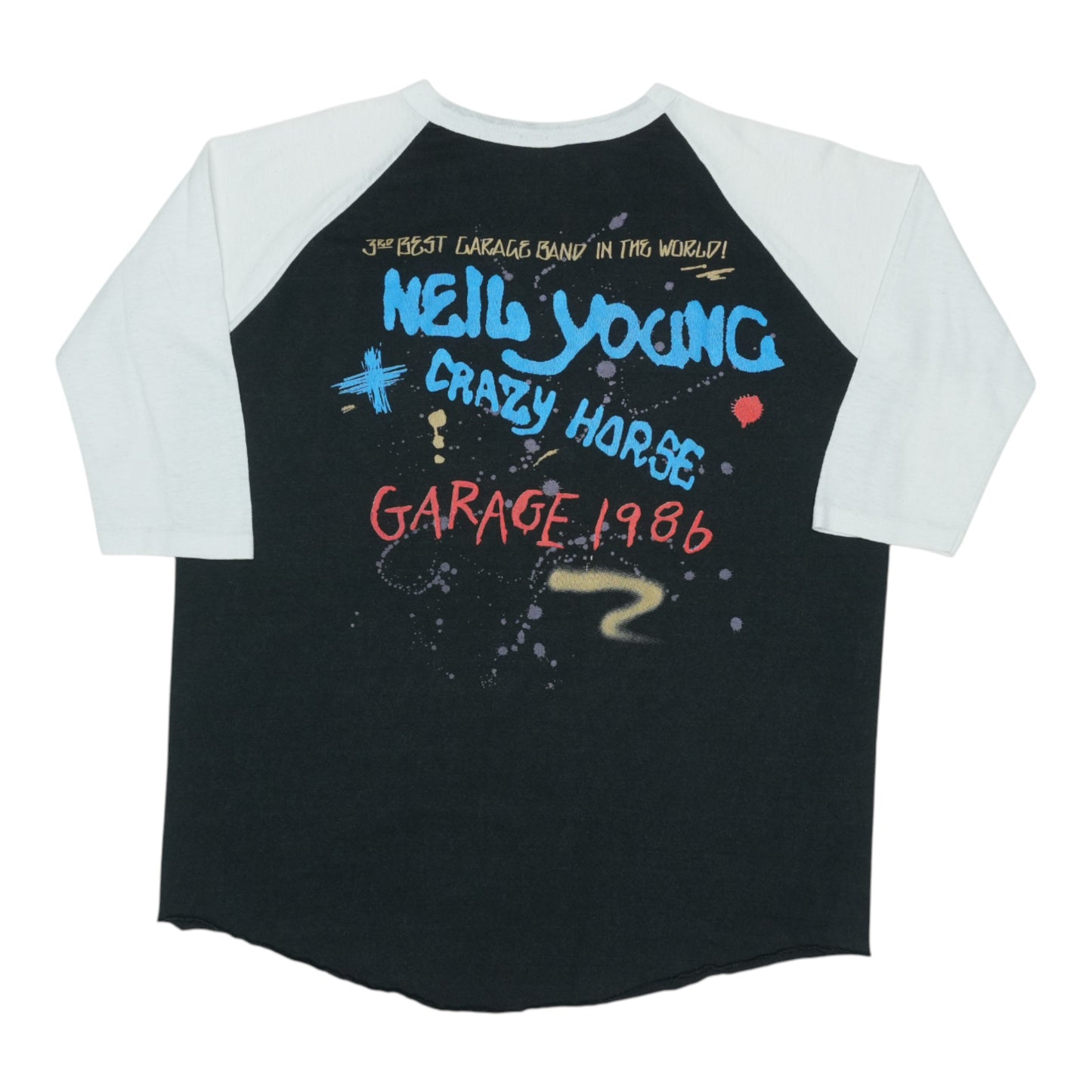 1986 Neil Young Crazy Horse Tour Jersey Shirt