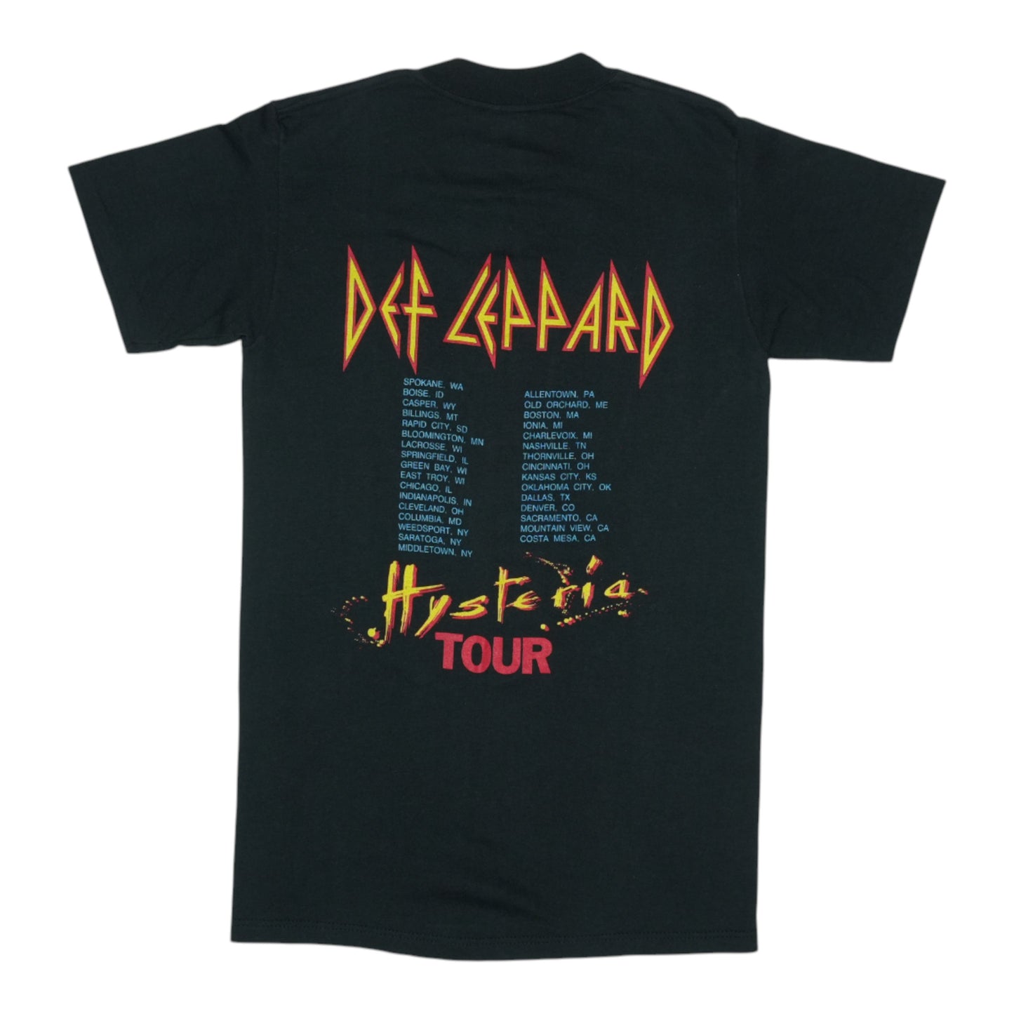 1987 Def Leppard Hysteria Tour Shirt
