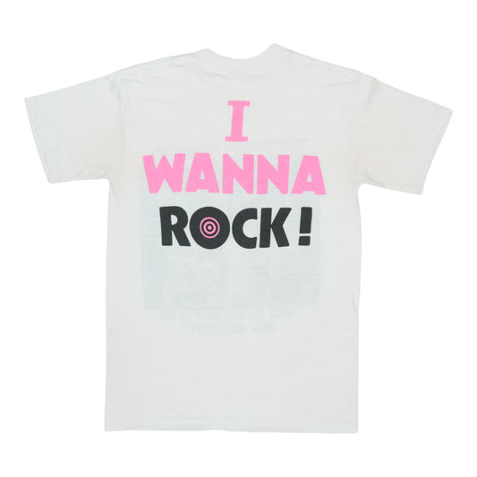 1984 Twisted Sister I Wanna Rock Shirt Back