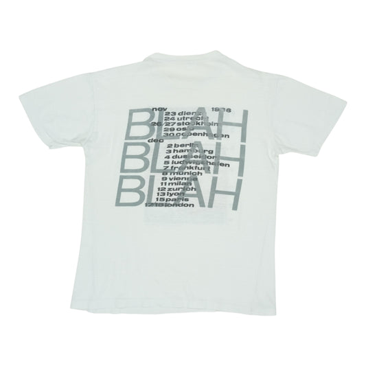 1986 Iggy Pop Blah Blah Blah Tour Shirt Back