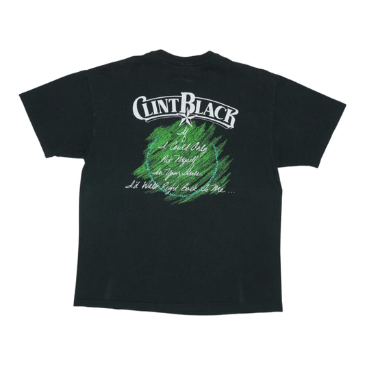 1991 Clint Black Put Yourself In My Shoes Shirt Back
